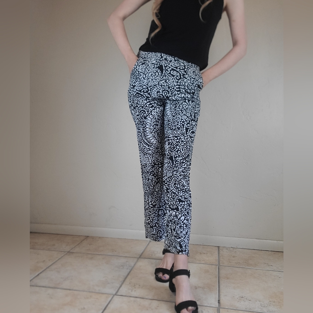George cute casual pattern cute career office work  pants size medium